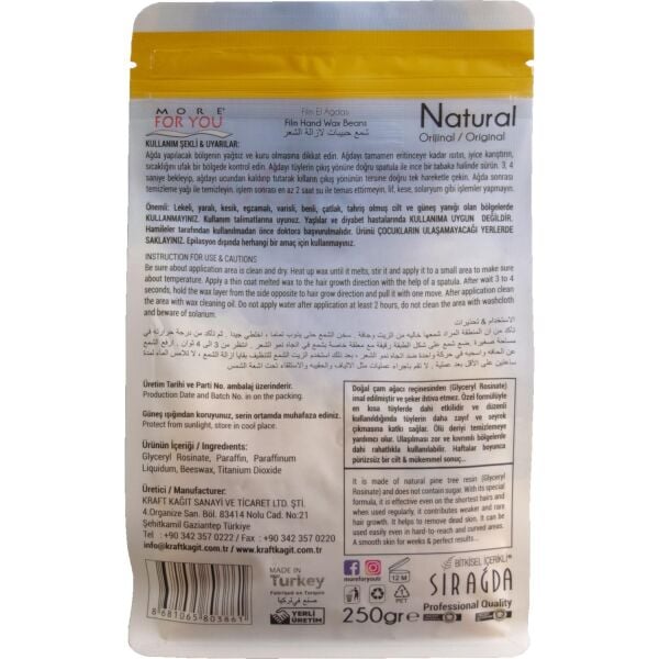 More For You Boncuk Sir Ağda Naturel 250 gr