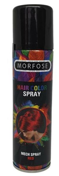 Morfose Mech Saç Boyası Spreyi Red Kırmızı 150 ml