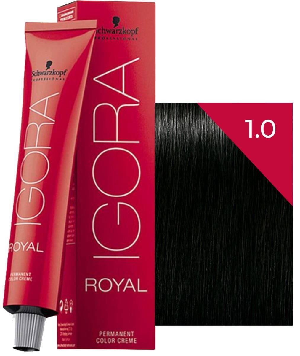Schwarzkopf Igora Royal Saç Boyası 1.0 Siyah 60 ml