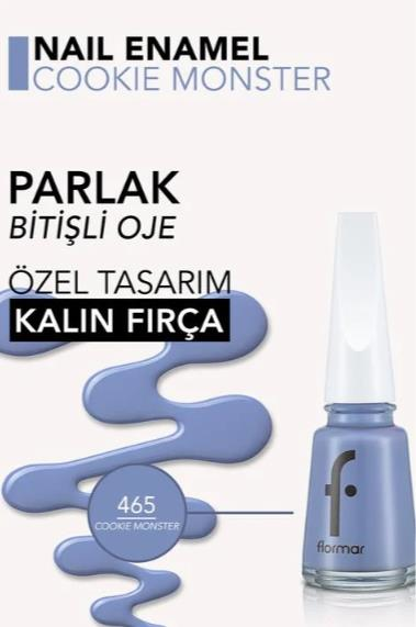 Flormar Nail Enamel Oje 465 Cookie Monster