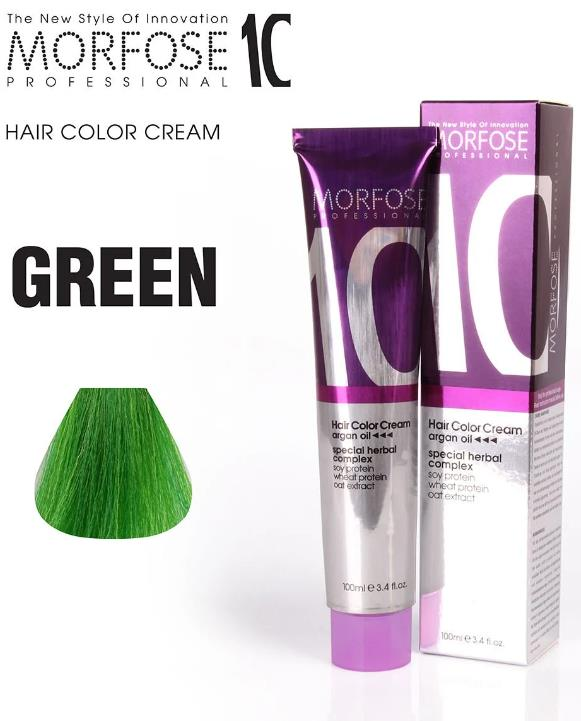 Morfose 10 Saç Boyası Yeşil 100 ml