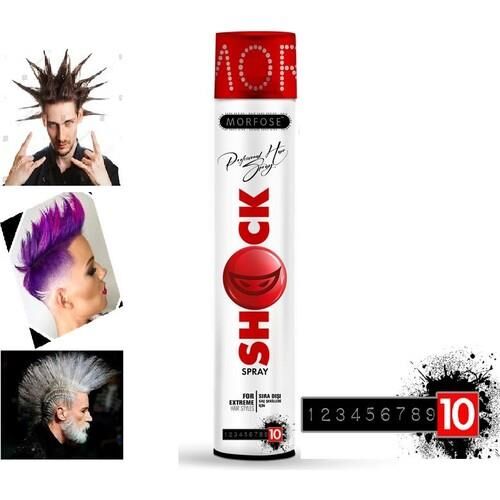 Morfose Sıradışı Şekiller İçin Shock Saç Spreyi 300 ml