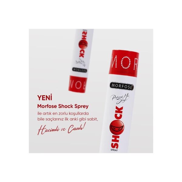 Morfose Sıradışı Şekiller İçin Shock Saç Spreyi 300 ml