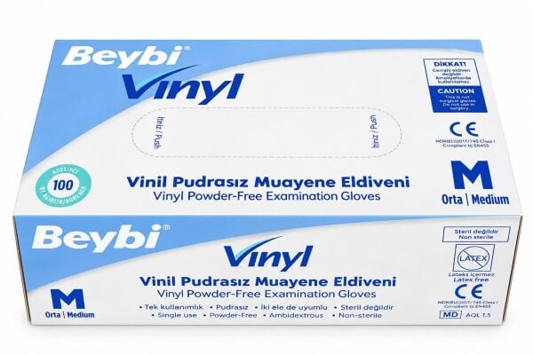 Beybi Vinil Eldiven Medium 100 Adet