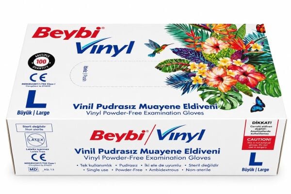 Beybi Vinil Eldiven Large 100 Adet