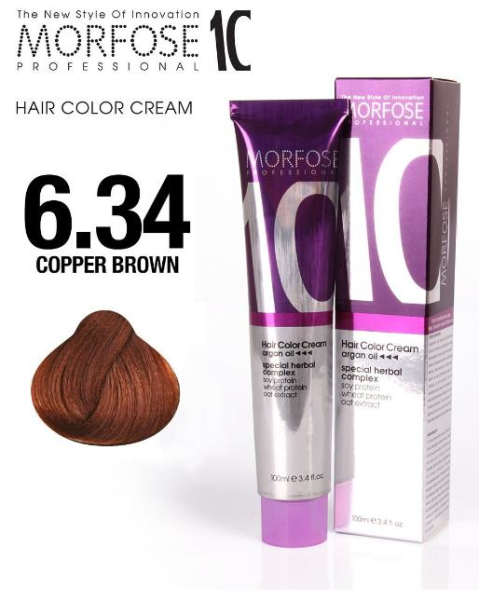 Morfose 10 Saç Boyası 6.34 Bakır Kahve 100 ml