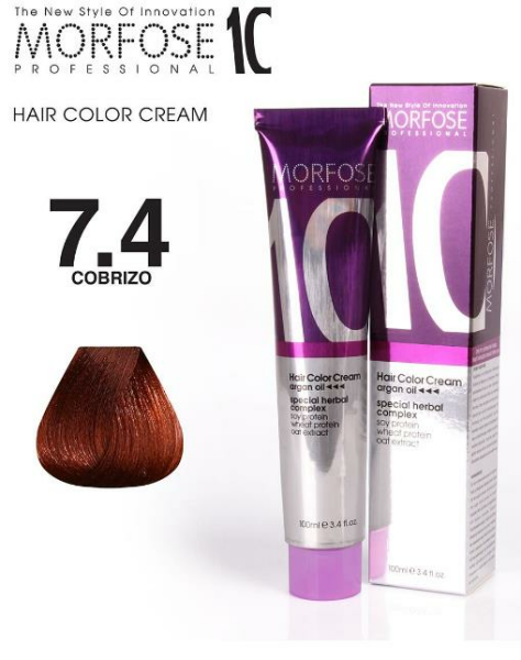 Morfose 10 Saç Boyası 7.4 Bakır 100 ml