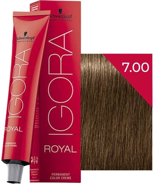 Schwarzkopf Igora Royal Saç Boyası 7.00 Kumral Ekstra Doğal 60 ml