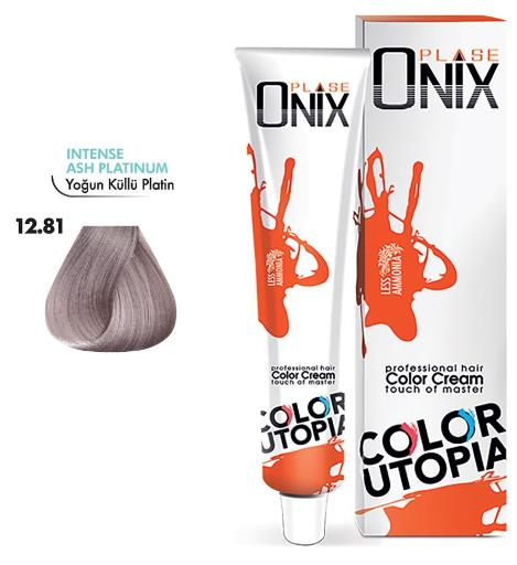 Morfose Onix Tüp Saç Boyası 12.81 Yoğun Küllü Platin 60 ml