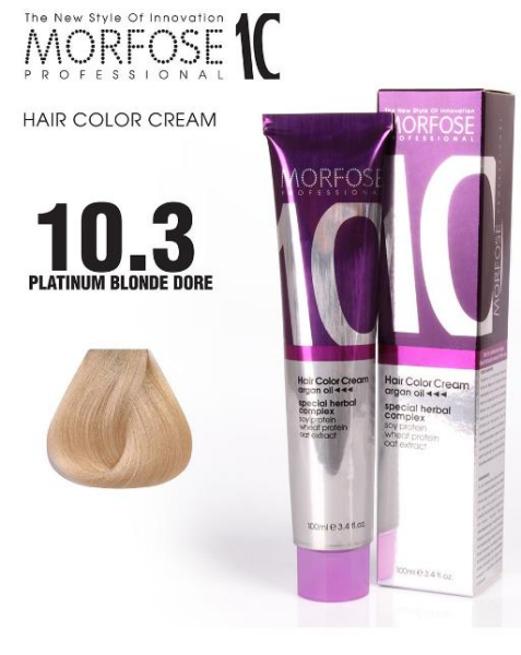 Morfose 10 Saç Boyası 10.3 Platin Sarı Dore 100 ml