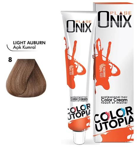 Morfose Onix Tüp Saç Boyası 8 Açık Kumral 60 ml