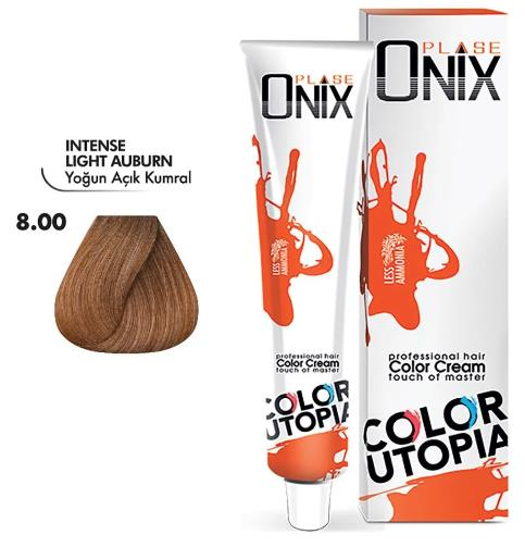 Morfose Onix Tüp Saç Boyası 8.00 Yoğun Açık Kumral 60 ml