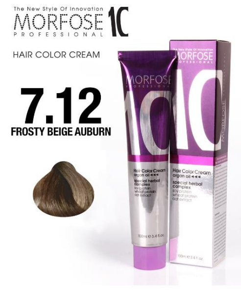 Morfose 10 Saç Boyası 7.12 Kumral Küllü İrize 100 ml