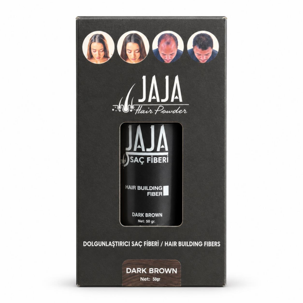Jaja Topik Saç Fiberi Koyu Kahve Dark Brown 50 gr