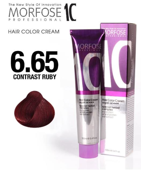 Morfose 10 Saç Boyası 6.65 Kontrast Yakut 100 ml