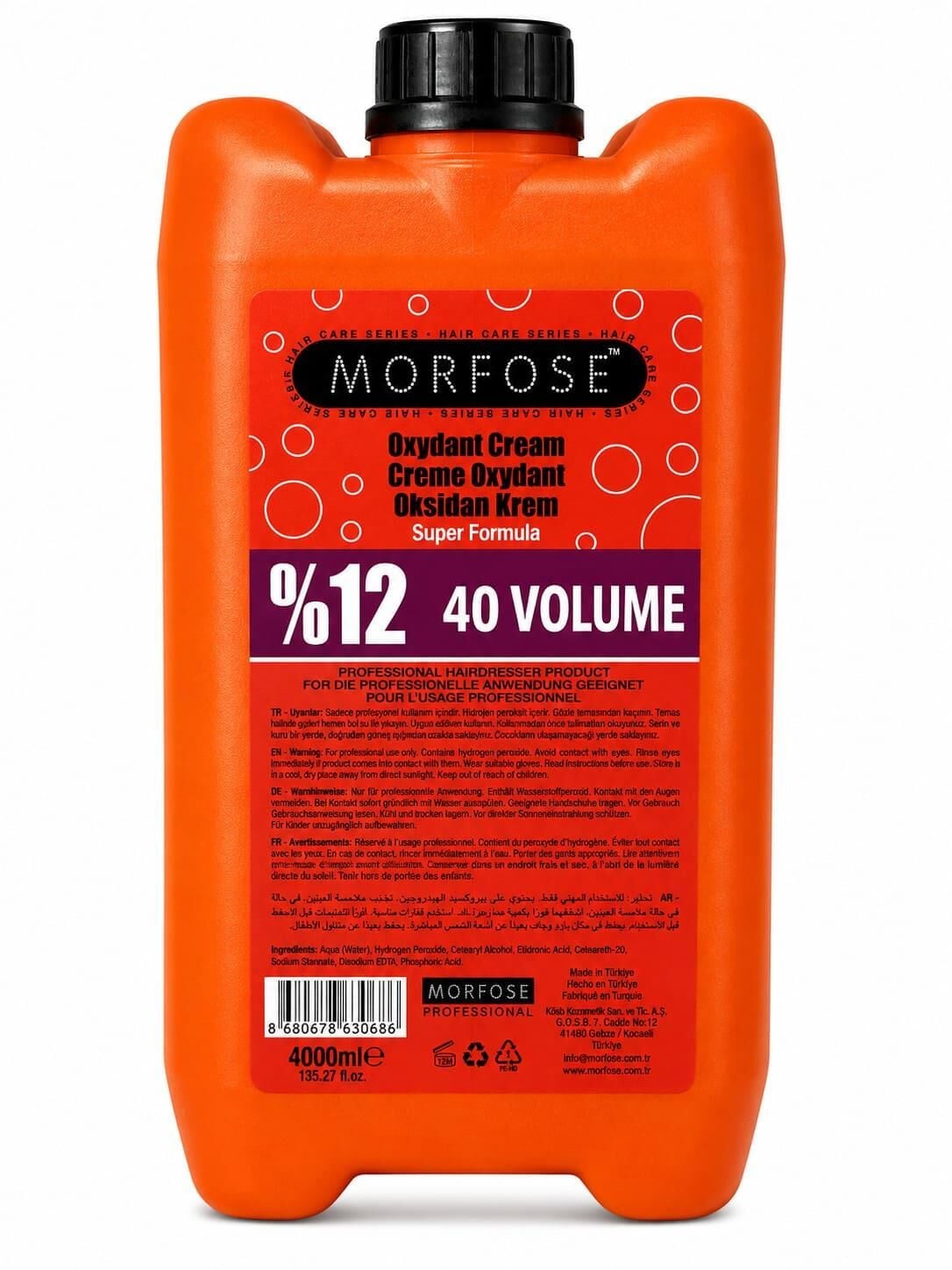 Morfose Oksidan 40 Volume 4 lt