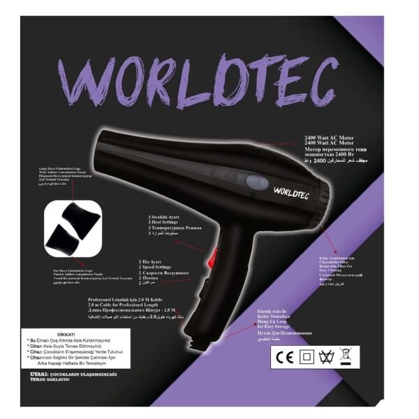 WORLDTEC FÖN MAKİNASI LL-4500*16