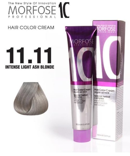 Morfose 10 Saç Boyası 11.11 Yoğun Açık Küllü Sarı 100 ml