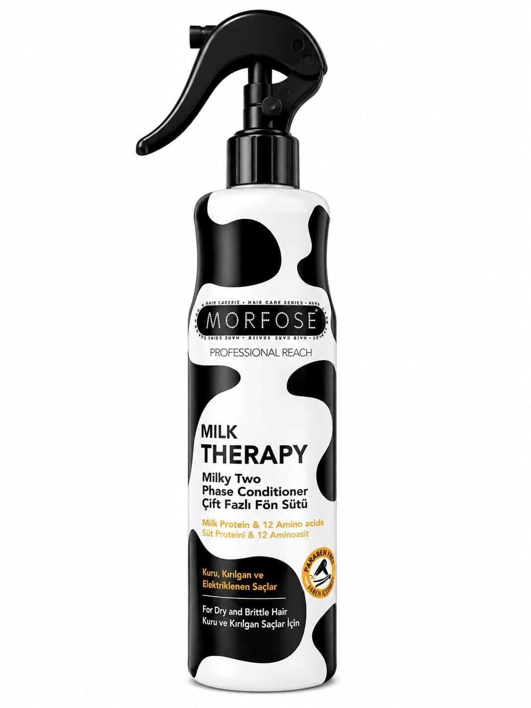 Morfose Milk Therapy Çift Fazlı Sprey Fön Suyu 400 ml
