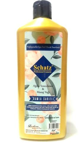 Schatz Profesyonel Ağda Temizleme & Masaj Yağı Damla Sakızlı 650 ml