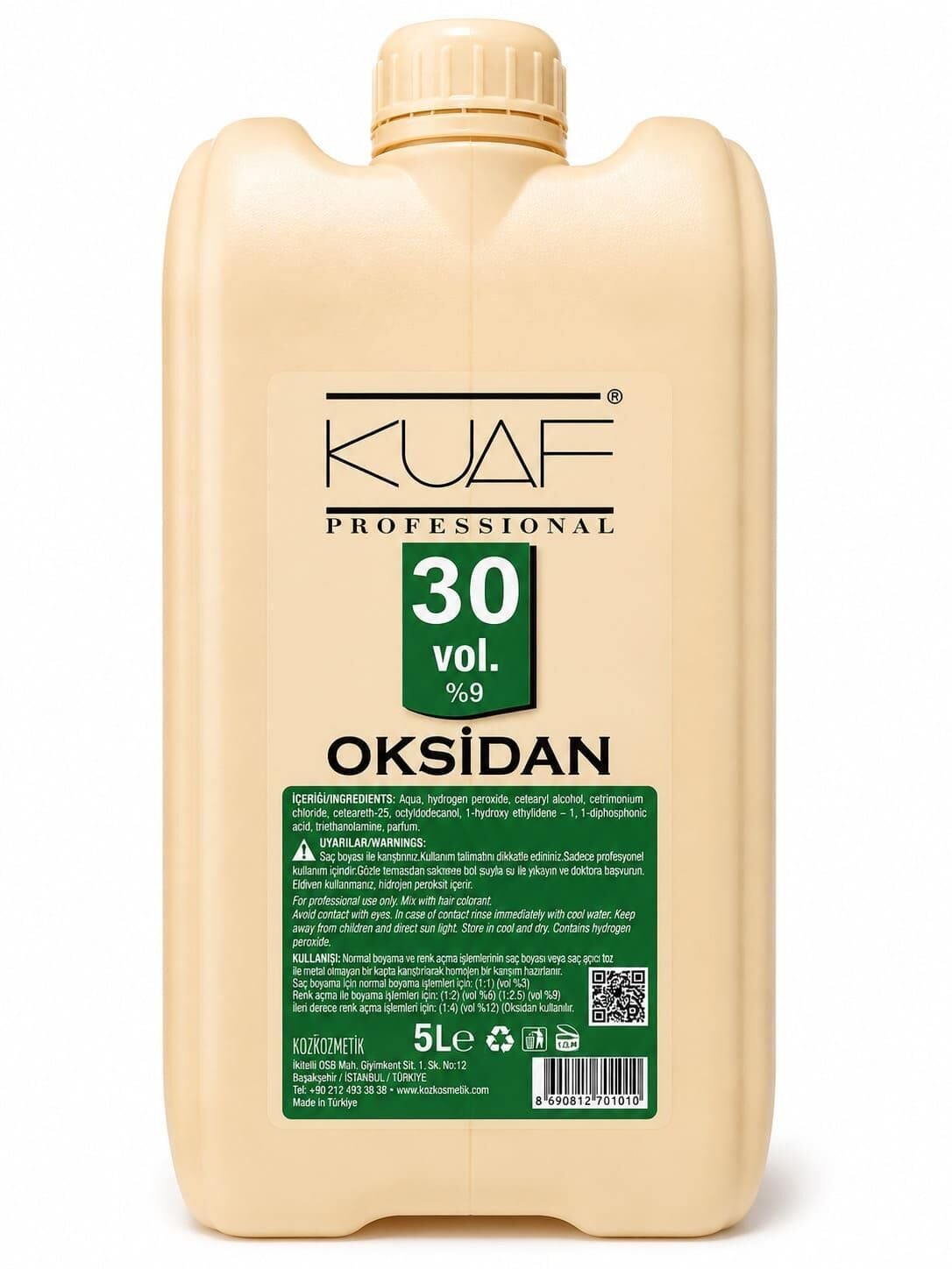 Kuaf Oksidan 30 Volüm 5000 ml