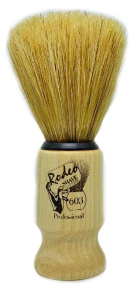 Rodeo 603 Ahşap Saplı Doğal Kıl Tıraş Fırçası