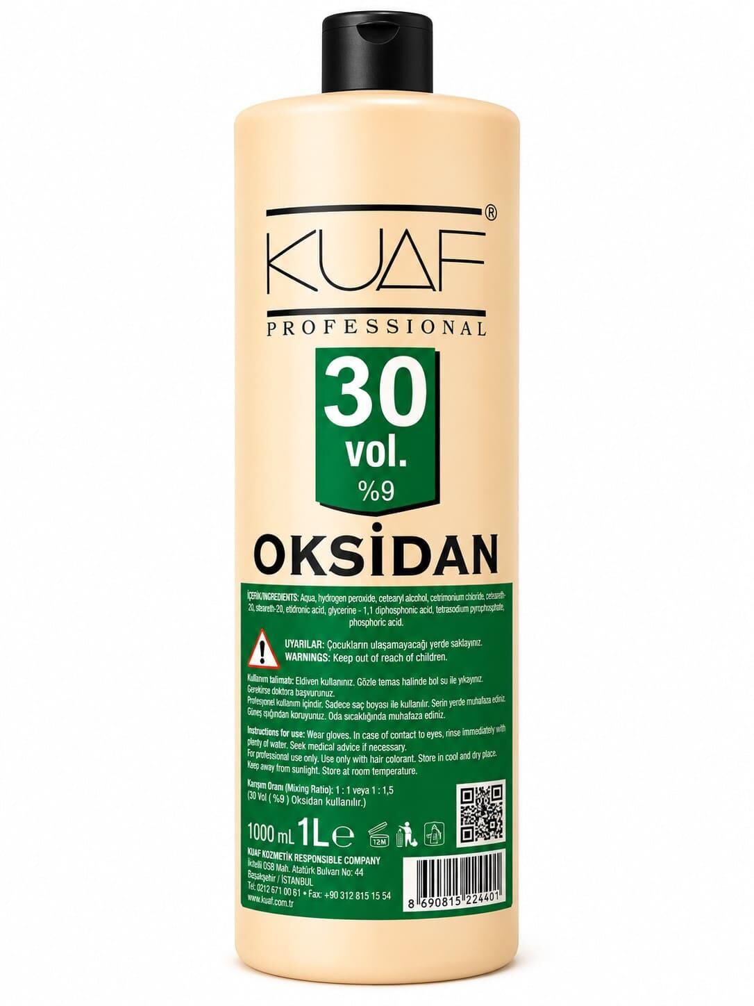 Kuaf Oksidan 30 Volüm 1000 ml