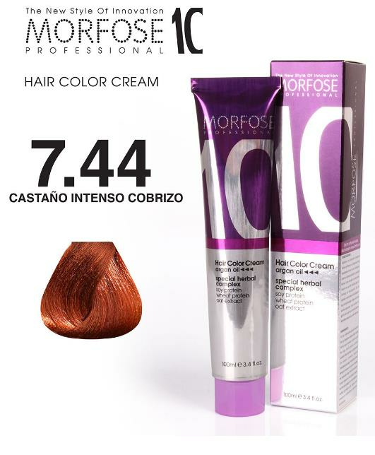 Morfose 10 Saç Boyası 7.44 Yoğun Bakır 100 ml