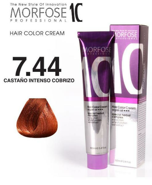 Morfose 10 Saç Boyası 7.44 Yoğun Bakır 100 ml