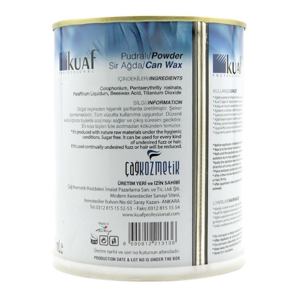 Kuaf Konserve Sir Ağda Pudralı 800 ml