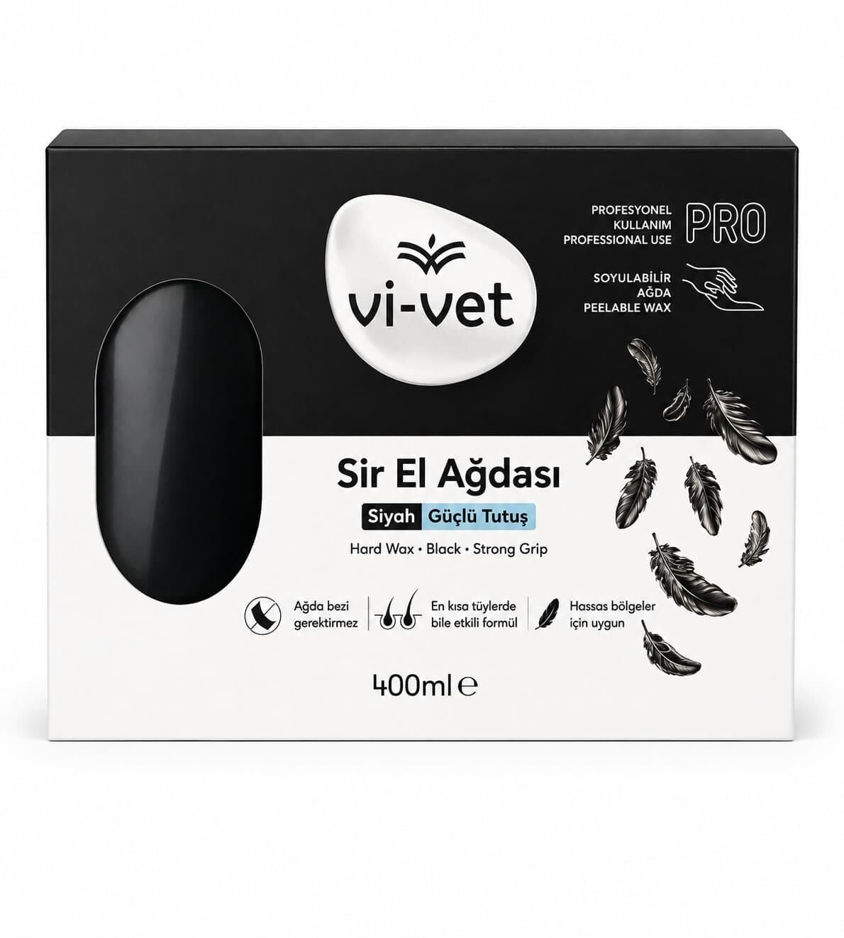 ViVet Sir El Ağdası Kalıp Ağda Siyah 400 ml