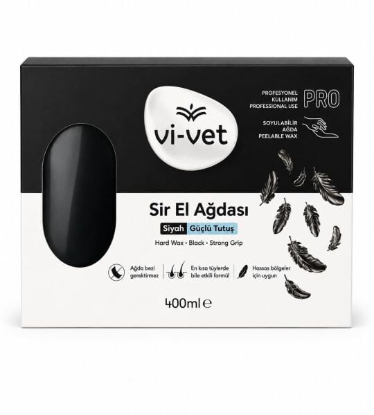 ViVet Sir El Ağdası Kalıp Ağda Siyah 400 ml