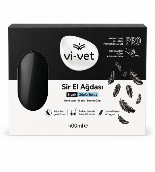 ViVet Sir El Ağdası Kalıp Ağda Siyah 400 ml