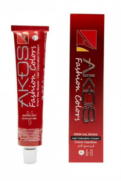 Akos Tüp Saç Boyası Açık Gri 60 gr