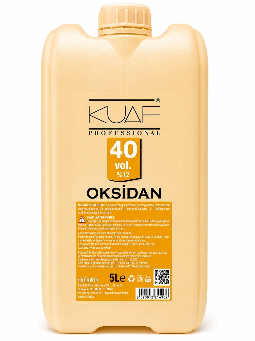 Kuaf Oksidan 40 Volüm 5000 ml