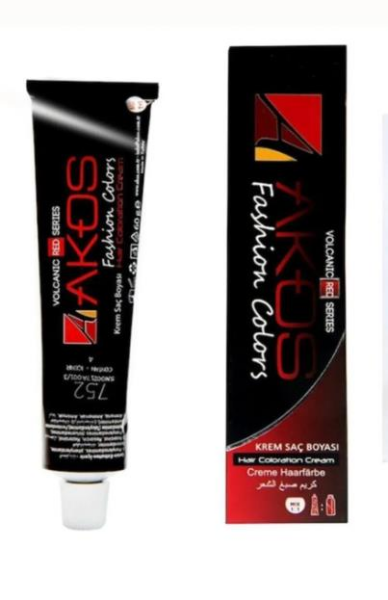 Akos Tüp Saç Boyası Çilek 60 gr