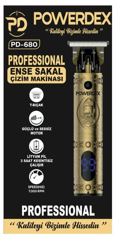 Powerdex PD 680 Sakal Ve Ense Çizim Makinesi