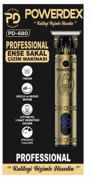 Powerdex PD 680 Sakal Ve Ense Çizim Makinesi