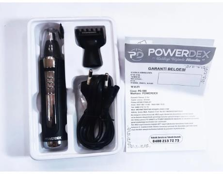 Powerdex PD 500 Şarjlı Burun Kulak Traş Makinesi