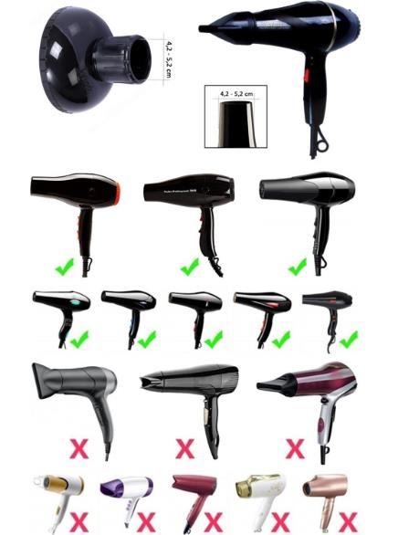 Pak Hair Vigo Profesyonel Kuaför Fön Makineleri İçin Difüzör Başlık