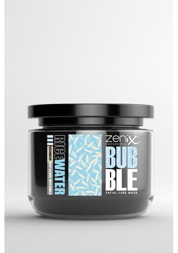 ZENİX YÜZ MASKESİ BUBBLE CLAY RICE WATER 100 ML *