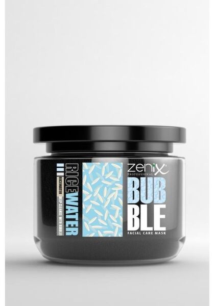 ZENİX YÜZ MASKESİ BUBBLE CLAY RICE WATER 100 ML *