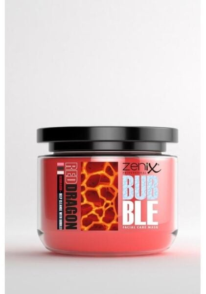 ZENİX YÜZ MASKESİ BUBBLE CLAY RED DRAGON 100 ML *