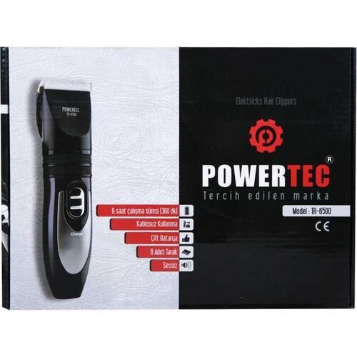Powertec Tr 6500 Şarjlı Saç ve Sakal Kesme Makinesi