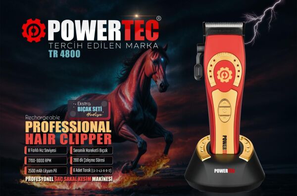 POWERTEC TR 4800 SAÇ KESİM MAKİNESİ