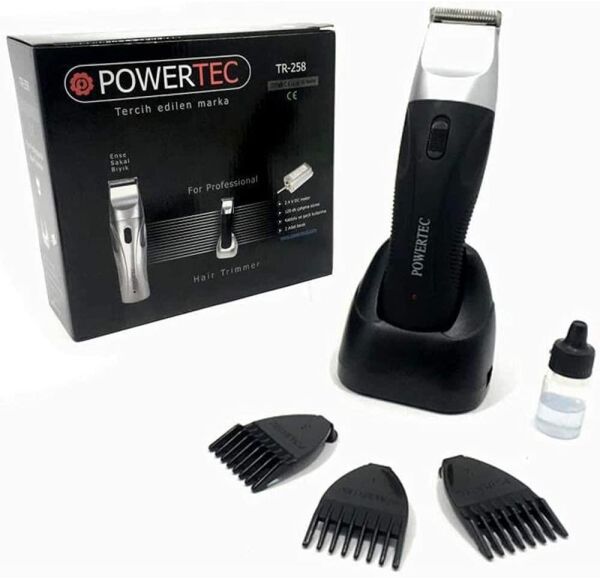Powertec Tr 258 Şarjlı Saç ve Sakal Tıraş Makinesi