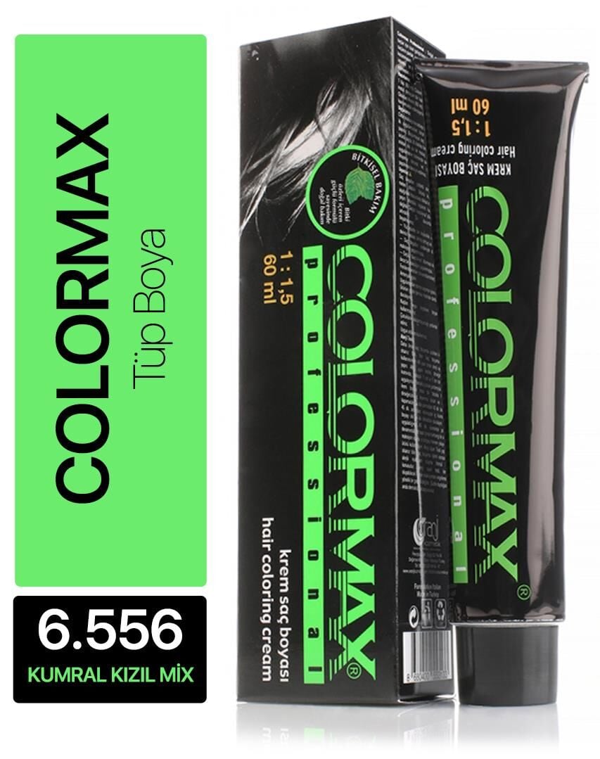 Colormax Tüp Saç Boyası 6.556 Kumral Kızıl Mix 60 ml