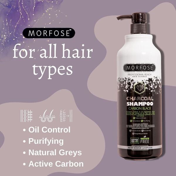 Morfose Carbon Black Şampuan 1000 ml