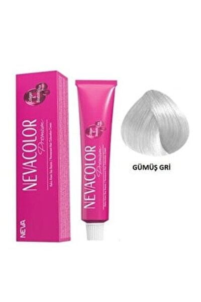 Neva Color Tüp Saç Boyası Gümüş Gri 50 ml