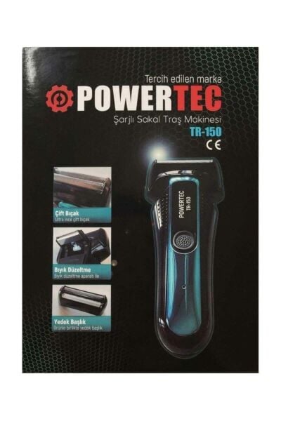 Powertec TR-150 Şarjlı Sakal Tıraş Makinesi